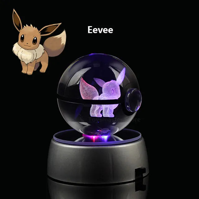 Poke™ - Lampada LED Cristallo Pokémon