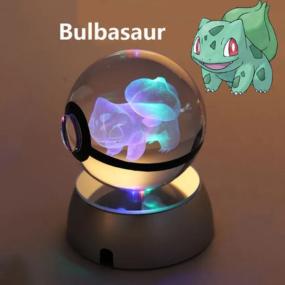 Poke™ - Lampada LED Cristallo Pokémon