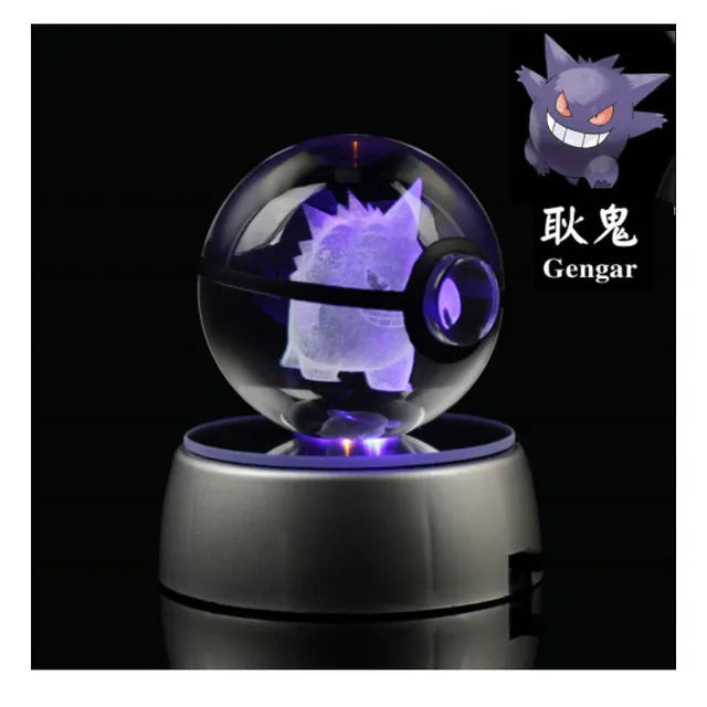 Poke™ - Lampada LED Cristallo Pokémon