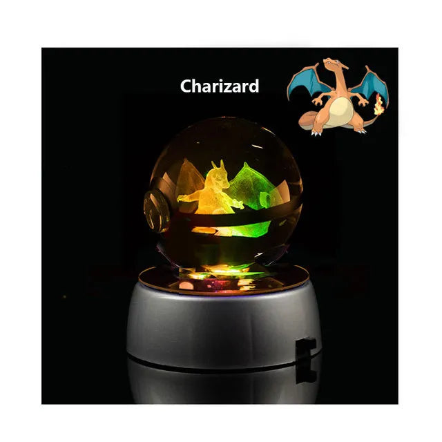 Poke™ - Lampada LED Cristallo Pokémon