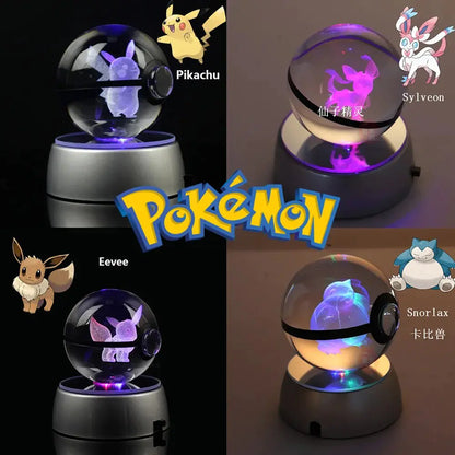 Poke™ - Lampada LED Cristallo Pokémon